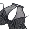 Subblime 957599 conjunto sujetador y falda de cuero negro l xl