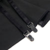 Subblime 957711 vestido de cuero con cremallera y encaje negro