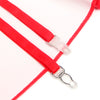 Subblime 957735 vestido de cuero con cremallera y encaje rojo
