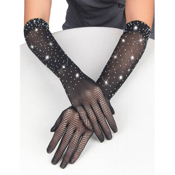 Subblime 957469 guantes transparentes con brillo negro s m