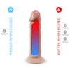 Silexd pene realístico modelo 2 silicona premium termoreactivo 19 cm