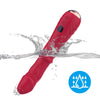 Dildo vibrador estimulador punto a termoajustable rojo
