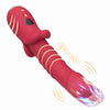 Dildo vibrador estimulador punto a rojo