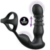 Anillo y masajeador anal vibrador con control remoto