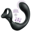 MASAJEADOR DE PRÓSTATA CON ANILLO VIBRADOR Y CONTROL REMOTO