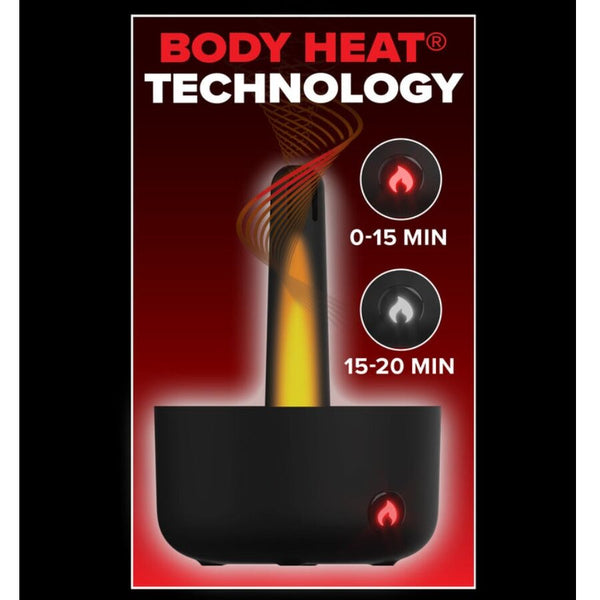 Masturbador automático PDX Milk Me Hotter con empuje, vibración y calor