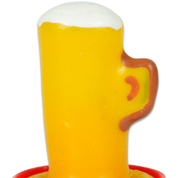 Condomerie preservativo decorativo pintado a mano vaso de cerveza
