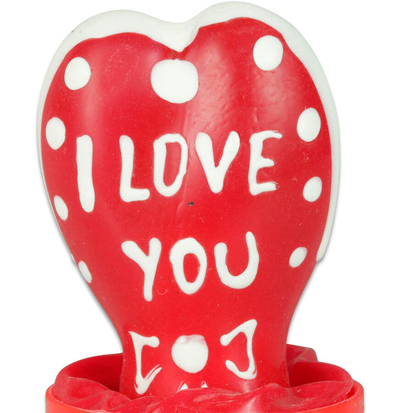 Condomerie preservativo decorativo pintado a mano corazón te amo modelo 1