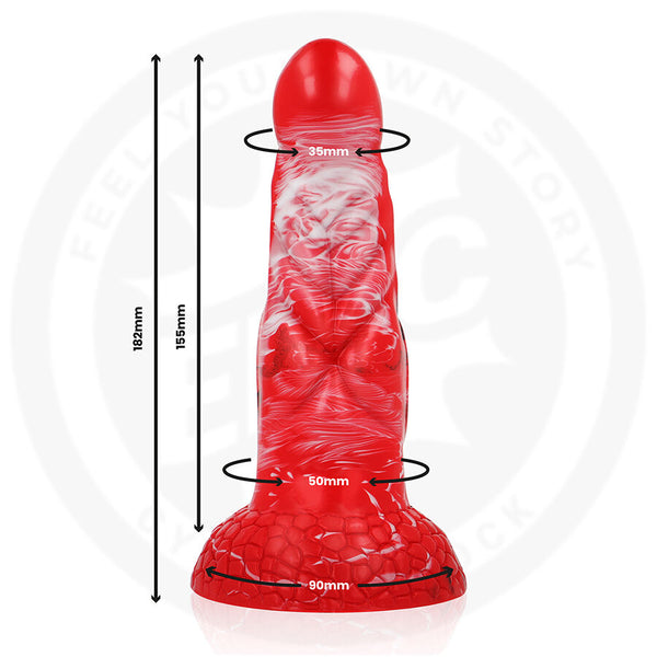 Epic agnis dildo fuego carmesí