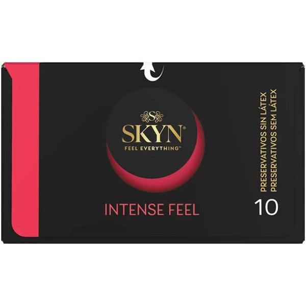 Skyn preservativo intense feel textura con diseño ondulado 10 unidades
