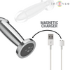 Intense plug anal 10 vibraciones metal en forma de dildo con control remoto s