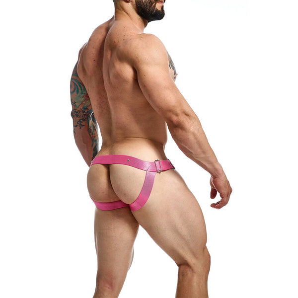 Mob dngeon jockstrap anillo para el pene rosa talla única