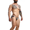 Jockstrap Dngeon con anillas gris talla única