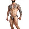 Jockstrap Dngeon con anillas gris talla única