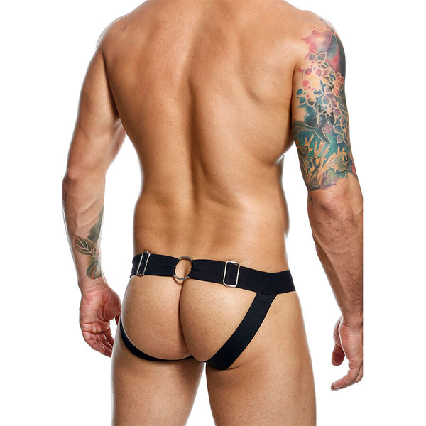Mob dngeon jockstrap de cadena negra talla única