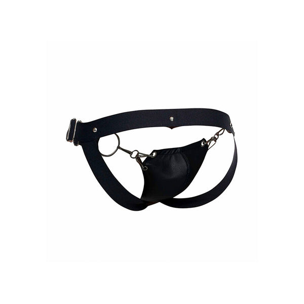 Mob dngeon jockstrap negro a presión talla única