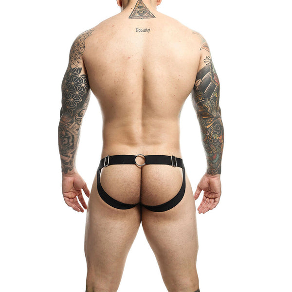 Mob dngeon jockstrap rojo con cadenas talla única