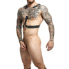 Mob dngeon arnés plateado con cadenas talla única