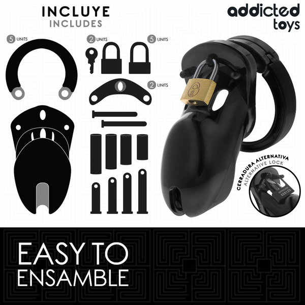 Addicted forbidden vault jaula para pene 10 cm
