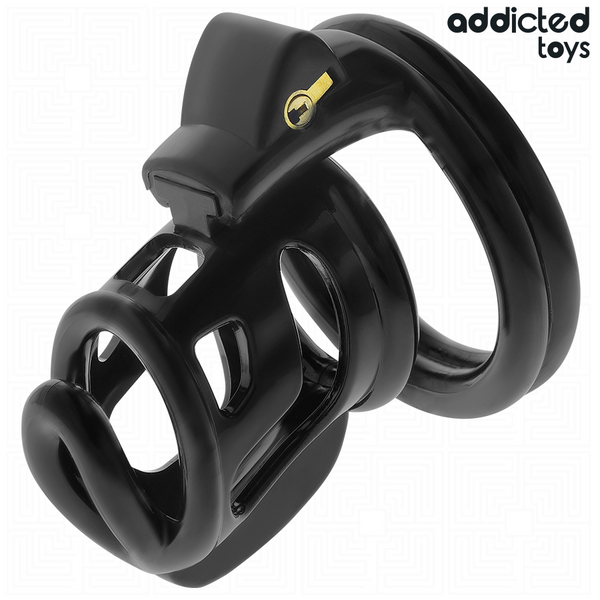 Addicted gilden jaula para pene de silicona 8 5 cm