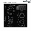 Addicted eternal lock jaula para pene 9 cm
