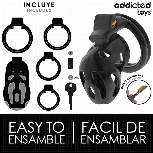 Addicted sealed crypt jaula para pene 8 cm