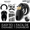 Addicted obsidian hold jaula para pene talla s