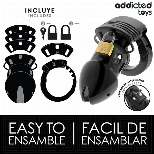 Addicted chastity depths jaula para pene 7 5 cm
