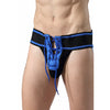 Mob fetish jockstrap fútbol azul talla xl