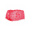Mob boxer encaje rojo