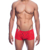 Mob boxer encaje rojo talla s m