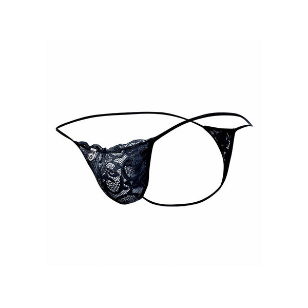 Mob tanga de encaje negro