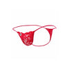 Mob tanga de encaje rojo