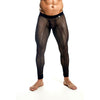 Mob medias de mallas transparentes negras talla xl