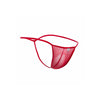 Mob tanga transparente con forma de t rojo