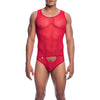 Mob bodysheer transparte rojo talla s m