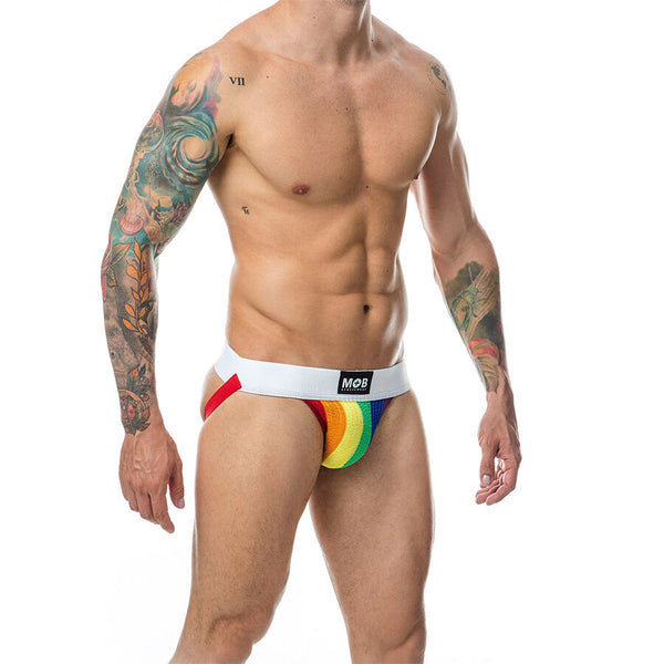 Mob jock clasico stripe rainbow talla xl