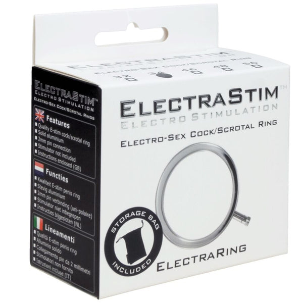 Electrastim electrarings anillo metálico para el pene 32 mm