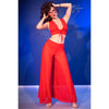 Chilirose cr 4857 set top y pantalones rojo