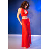 Chilirose cr 4857 set top y pantalones rojo