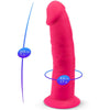 Silexd modelo 2 pene realístico silicona premium silexpan fucsia 19.2 cm