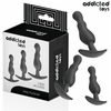 Addicted set de 3 plug anal silicona modelo 1