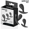 Addicted set de 3 plug anal silicona modelo 3