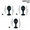 Addicted set de 3 plug silicona anal con joya