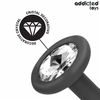 Addicted set de 3 plug silicona anal con joya