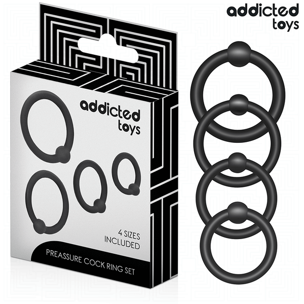 Addicted set anillos silicona de presión