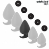 Addicted plug anal silicona talla l 8 cm