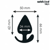 Addicted plug anal silicona talla m 6 6 cm