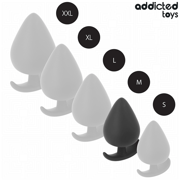 Addicted plug anal silicona talla m 6 6 cm