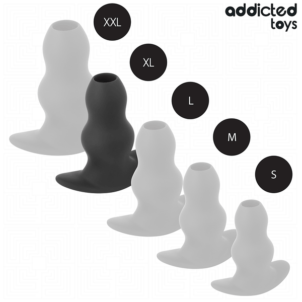 Addicted plug anal hueco silicona talla xl 13 9 cm